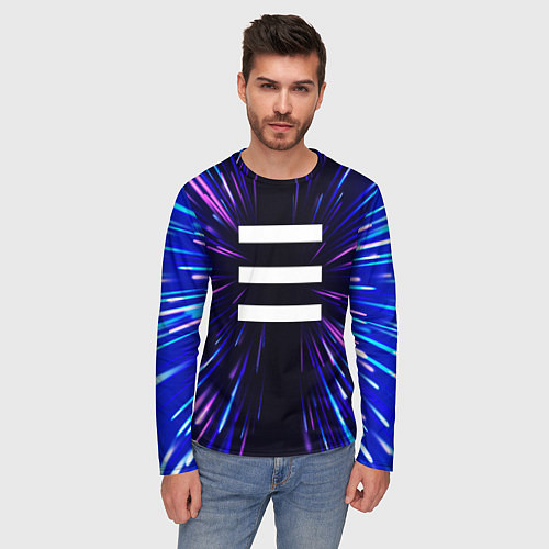 Мужской лонгслив OneRepublic neon energy / 3D-принт – фото 3