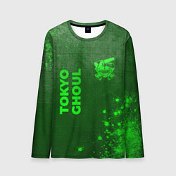 Лонгслив мужской Tokyo Ghoul - green gradient вертикально, цвет: 3D-принт