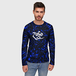 Лонгслив мужской Led Zeppelin blue energy, цвет: 3D-принт — фото 2