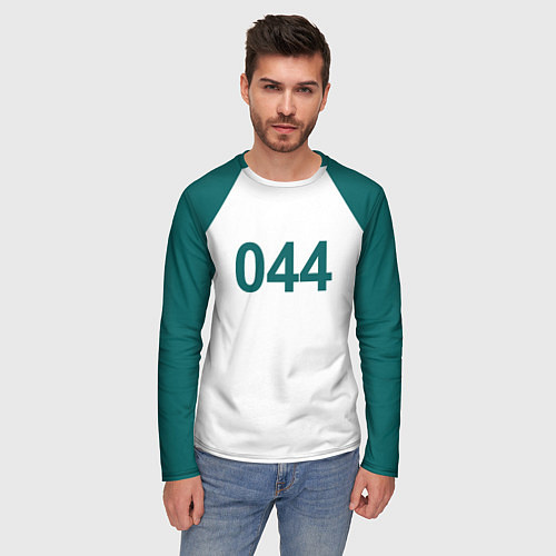 Мужской лонгслив Игра в кальмара 044 / 3D-принт – фото 3