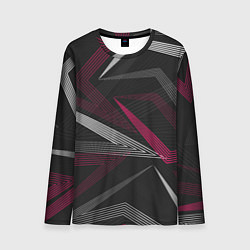 Мужской лонгслив Цветные линии