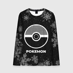 Лонгслив мужской Снежный Pokemon, цвет: 3D-принт