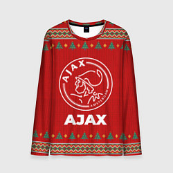 Лонгслив мужской Ajax new year, цвет: 3D-принт