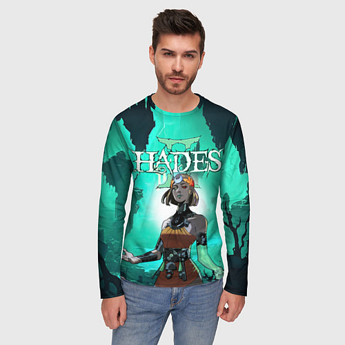 Мужской лонгслив Мелиноя в подземелье - Hades 2 / 3D-принт – фото 3