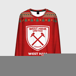 Лонгслив мужской West Ham new year, цвет: 3D-принт