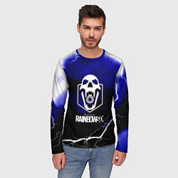Лонгслив мужской Rainbow six storm, цвет: 3D-принт — фото 2