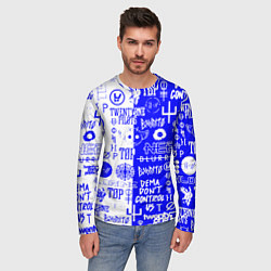 Лонгслив мужской Twenty one pilots лого, цвет: 3D-принт — фото 2