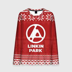 Лонгслив мужской Новогодний Linkin Park 2024, цвет: 3D-принт