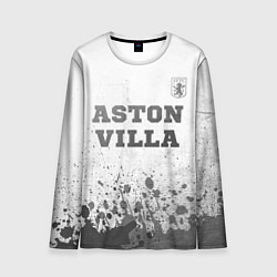 Лонгслив мужской Aston Villa - white gradient посередине, цвет: 3D-принт