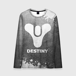 Лонгслив мужской Destiny - grey gradient, цвет: 3D-принт