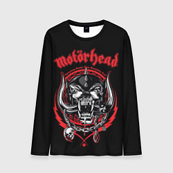 Лонгслив мужской Motorhead skull, цвет: 3D-принт