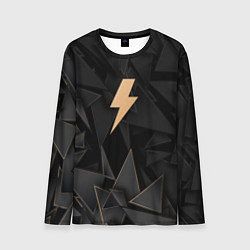 Лонгслив мужской AC DC golden poly, цвет: 3D-принт
