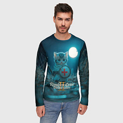 Лонгслив мужской Kingdom Come Deliverance 2 котик рыцарь, цвет: 3D-принт — фото 2