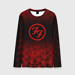 Лонгслив мужской Foo Fighters red poly, цвет: 3D-принт