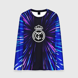 Лонгслив мужской Real Madrid neon energy, цвет: 3D-принт