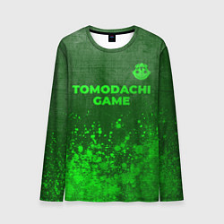 Лонгслив мужской Tomodachi Game - green gradient посередине, цвет: 3D-принт