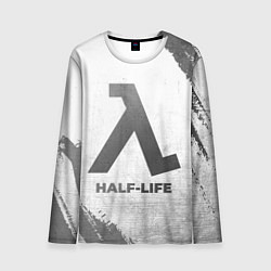Лонгслив мужской Half-Life - white gradient, цвет: 3D-принт