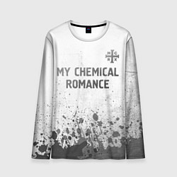Лонгслив мужской My Chemical Romance - white gradient посередине, цвет: 3D-принт