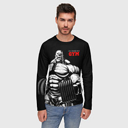Лонгслив мужской Fitness GYM - jock, цвет: 3D-принт — фото 2