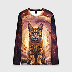 Лонгслив мужской Каракет в космосе, цвет: 3D-принт