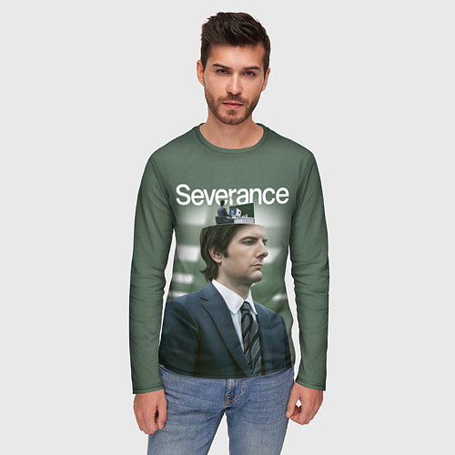 Мужской лонгслив Mark Severance / 3D-принт – фото 3