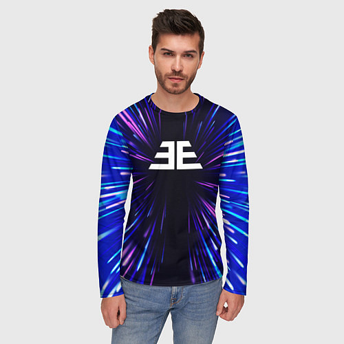 Мужской лонгслив Imagine Dragons neon energy / 3D-принт – фото 3
