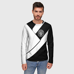Лонгслив мужской Манчестер Юнайтед геометрия, цвет: 3D-принт — фото 2