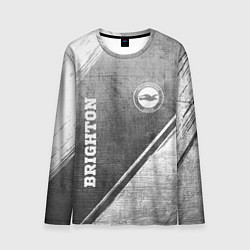 Мужской лонгслив Brighton - grey gradient вертикально