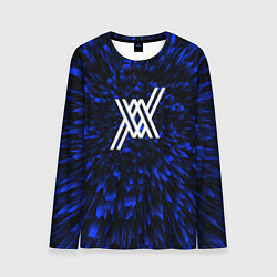 Лонгслив мужской Darling in the FranXX blue energy, цвет: 3D-принт