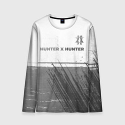 Лонгслив мужской Hunter x Hunter - white gradient посередине, цвет: 3D-принт