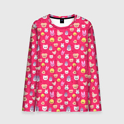 Мужской лонгслив Skzoo pattern pink