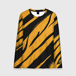 Лонгслив мужской Тигровый раскрас, цвет: 3D-принт