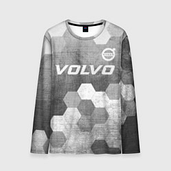 Лонгслив мужской Volvo - grey gradient посередине, цвет: 3D-принт