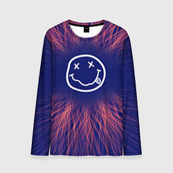 Лонгслив мужской Nirvana red energy, цвет: 3D-принт