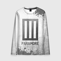 Лонгслив мужской Paramore - white gradient, цвет: 3D-принт