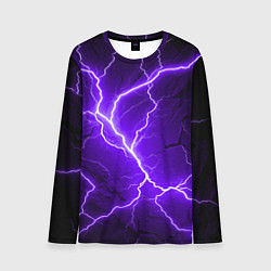 Лонгслив мужской Color purple black, цвет: 3D-принт