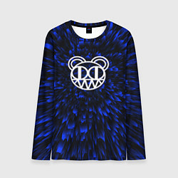 Лонгслив мужской Radiohead blue energy, цвет: 3D-принт