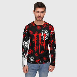 Лонгслив мужской Monster energy anarhy, цвет: 3D-принт — фото 2