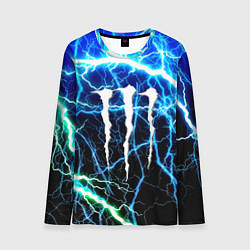 Лонгслив мужской Monster energy electro, цвет: 3D-принт