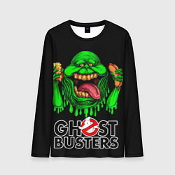 Лонгслив мужской Ghostbusters - Slimer with hot dog, цвет: 3D-принт