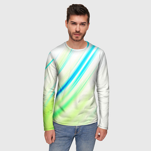 Мужской лонгслив Multicolored / 3D-принт – фото 3