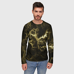Лонгслив мужской Lightning yellow, цвет: 3D-принт — фото 2