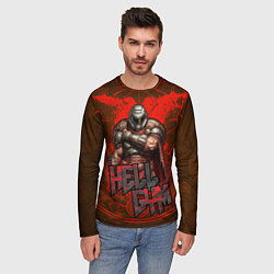 Лонгслив мужской Doom dark ages gym, цвет: 3D-принт — фото 2