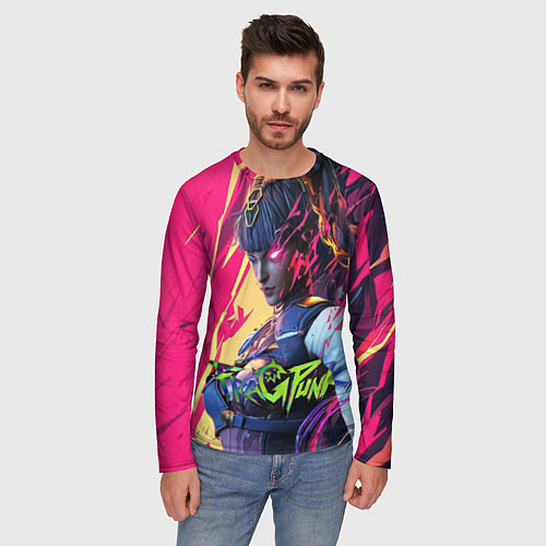 Мужской лонгслив Fragpunk serket / 3D-принт – фото 3