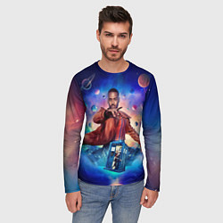 Лонгслив мужской Доктор Кто Шути Гатва, цвет: 3D-принт — фото 2