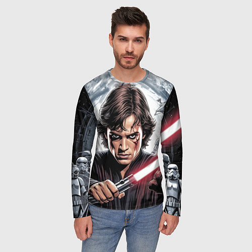 Мужской лонгслив Энакин Скайуокер Anakin Skywalker / 3D-принт – фото 3