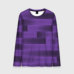 Лонгслив мужской Color purple square, цвет: 3D-принт