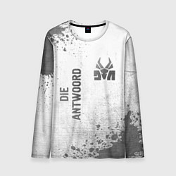Лонгслив мужской Die Antwoord - white gradient вертикально, цвет: 3D-принт