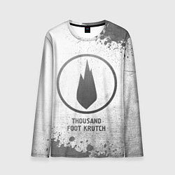 Лонгслив мужской Thousand Foot Krutch - white gradient, цвет: 3D-принт