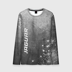 Лонгслив мужской Jaguar - grey gradient вертикально, цвет: 3D-принт